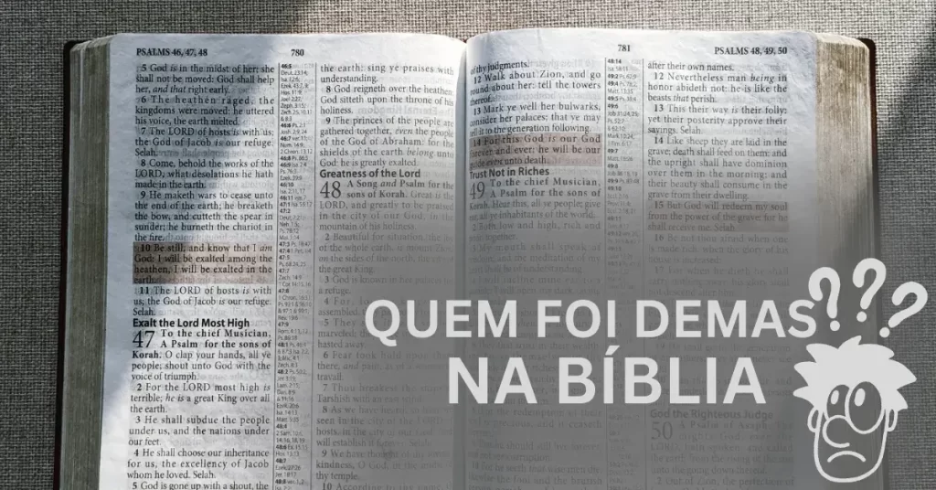 quem foi demas na biblia