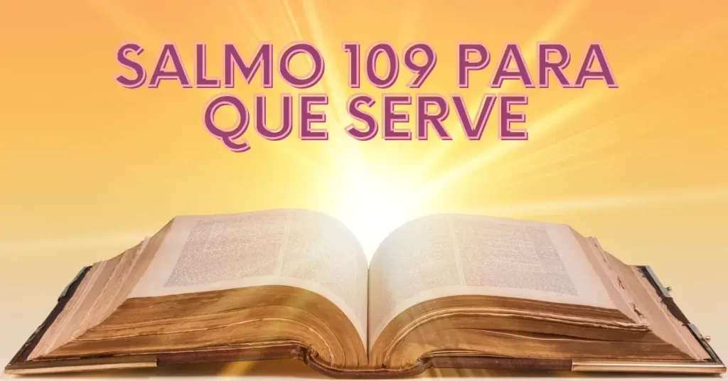 Salmo 109 para que serve