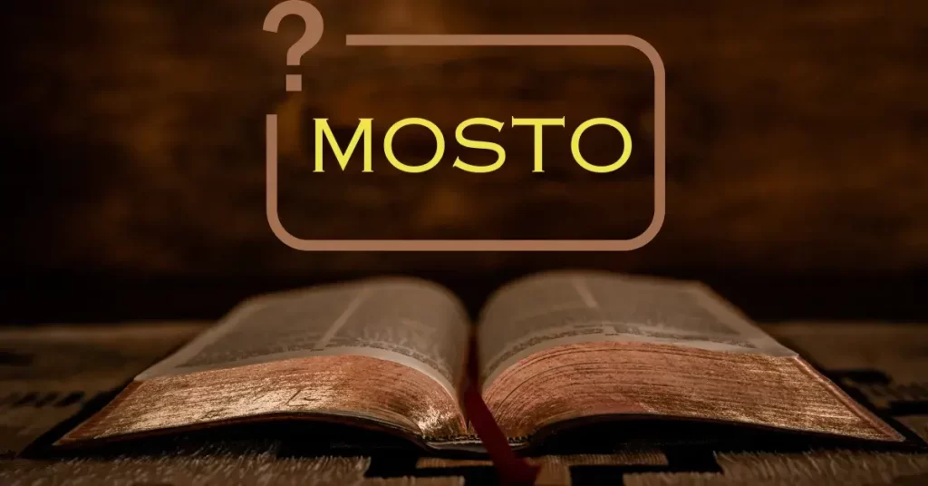 Significado de Mosto na Bíblia